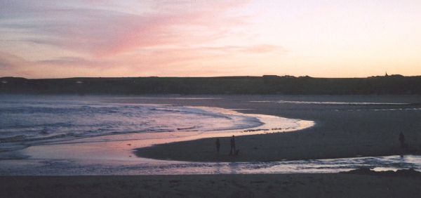 Cruden Bay beach. The Ladies Bridge over the Water of Cruden; Bram Stoker and the Kilmarnock Arms Hotel; the Buchan Divers; Tartan Army; Winston Churchill; crude in the Bay; nudists; Peter Pan.