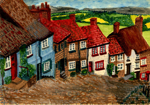 Gold Hill painting