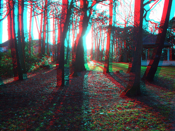 Fishermans Walk Bournemouth Anaglyph 3D