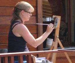 Workshop 2016 - On the decking Weavers Studio