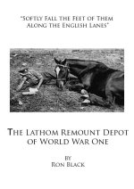 'Softly Fall the Feet of Them Along the English Lanes' - The Lathom Remount Depot in WWI