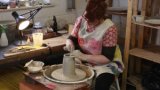 Promoting the work of local ceramist/potter