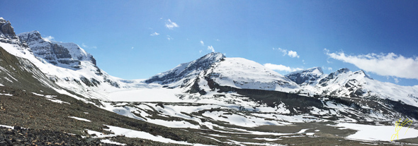 Athabasca Glacier Panorama.