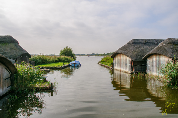 Hickling Broad Boathouses. (See text 23rd September 2013)