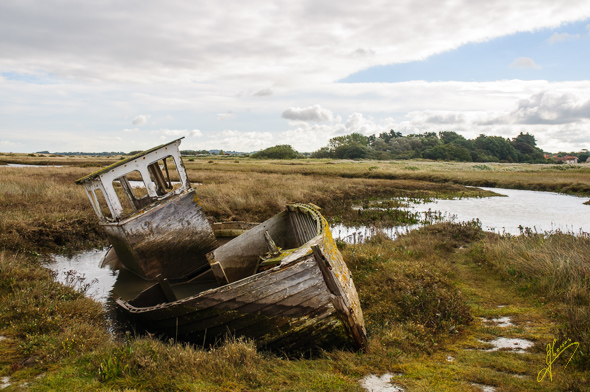 Old Boat at Thornham.