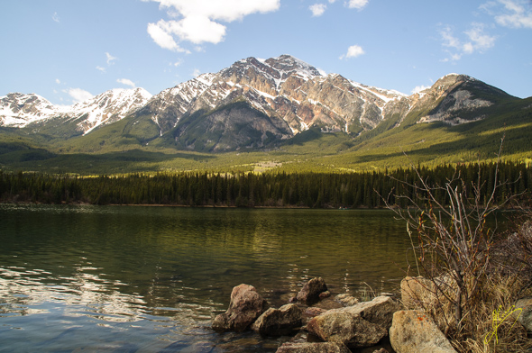 Pyramid Mountain and Lake.