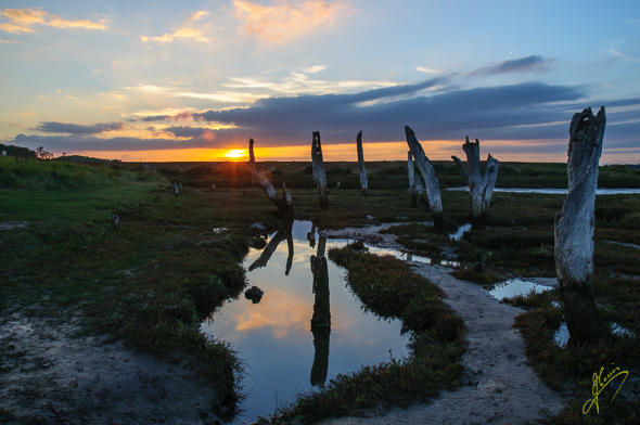 Sunset at Thornham.
