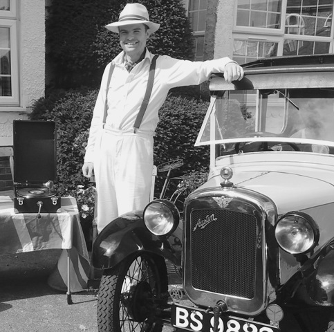 Dickon with his 1929 Austin Seven