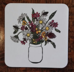 Meadow flowers coaster