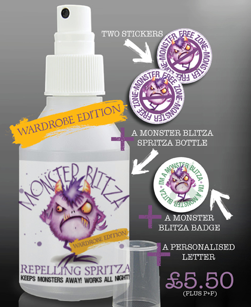 MONSTER BLITZA Repelling spritza kit (WARDROBE EDITION)