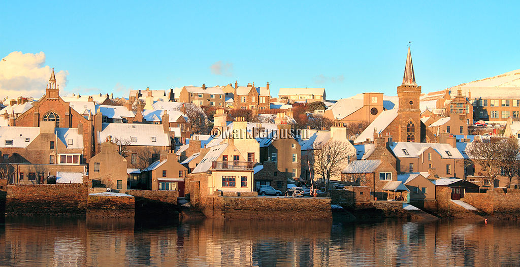 Stromness in winter
