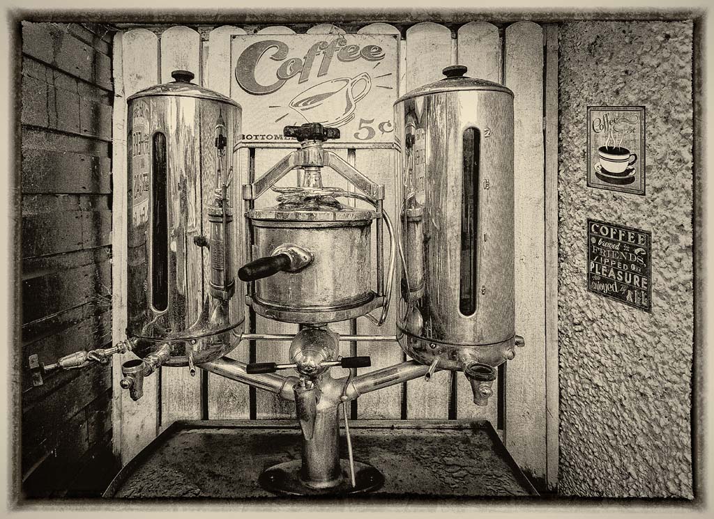 Coffee Machine at The Wee Blether Tearoom