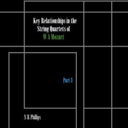 KEY RELATIONSHIPS IN THE STRING QUARTETS
OF W. A. MOZART
(Part 3)