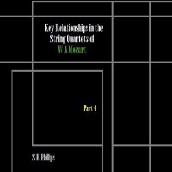 KEY RELATIONSHIPS IN THE STRING QUARTETS
OF W. A. MOZART
(Part 4)