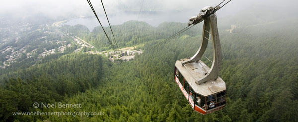 Ascent up Grouse Mountain