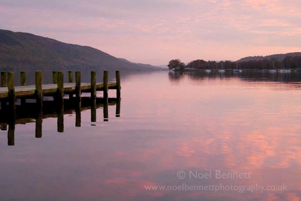 Sunset Over Coniston Water
