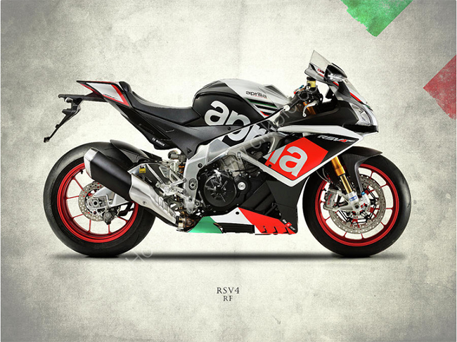The Aprilia RSV4 RF