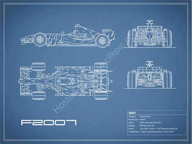 The F2007 GP Blueprint