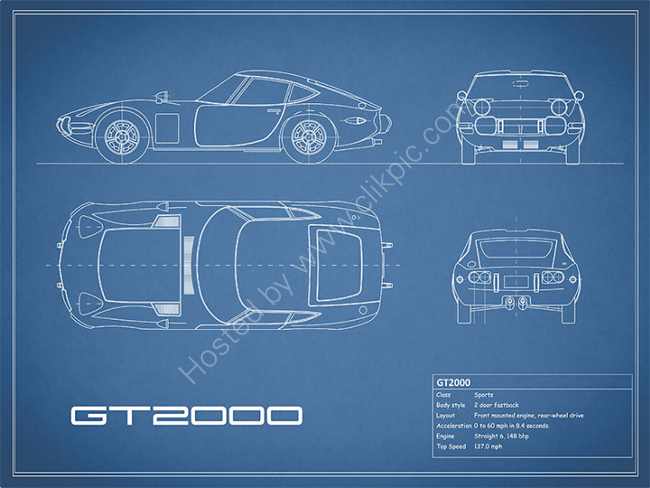 Toyota GT2000 Blueprint
