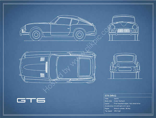 Triumph GT6 Blueprint