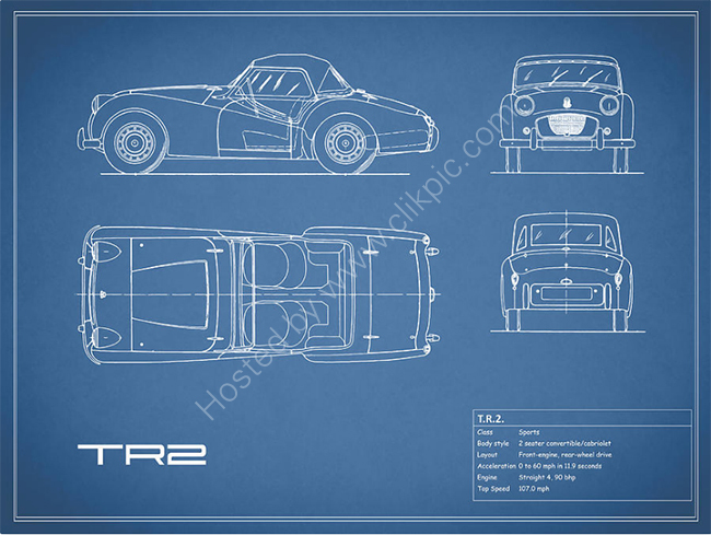 Triumph TR2 Blueprint