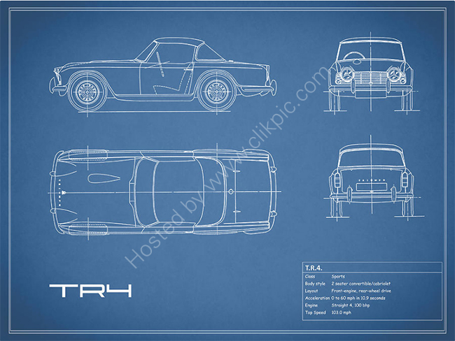 Triumph TR4 Blueprint