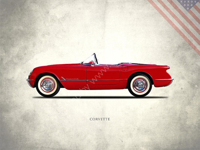 The Chevrolet Corvette 1954