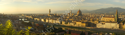 Panorama over the beautiful Italian city of Florence