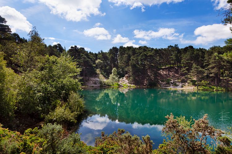 Blue Pool, Blue Sky