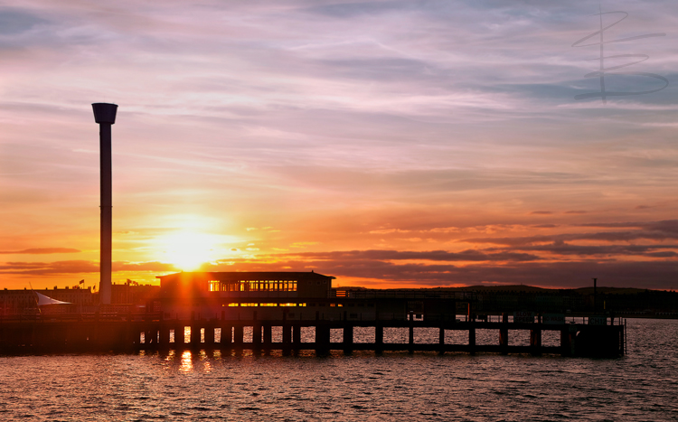 Pleasure Pier Sunset