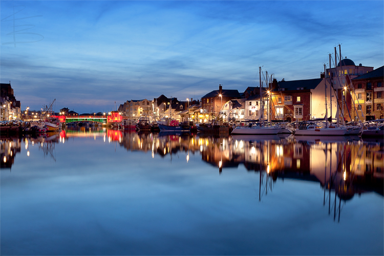 Weymouth Harbour by Night