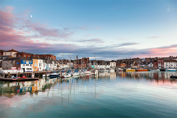 Weymouth Harbour Moon