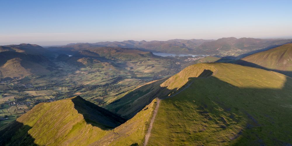 Sunrise over Derwentwater and Blencathra