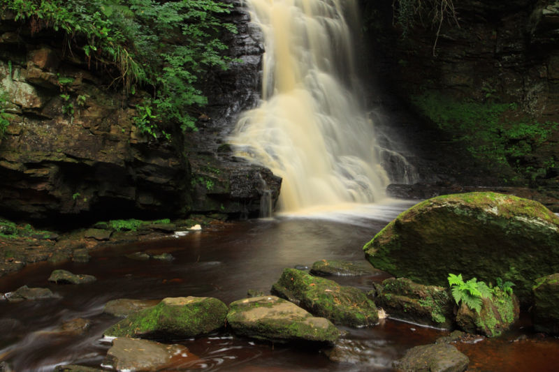 Hareshaw Linn Waterfall
