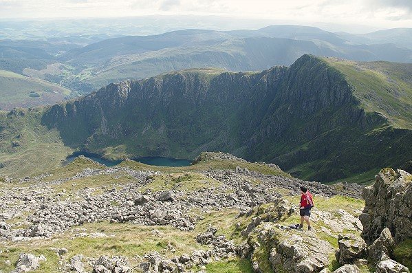 Looking Back over our Upward Route