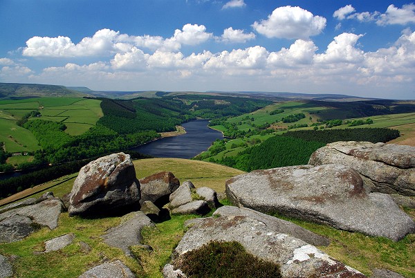 A view towards Ladybower Reservoir