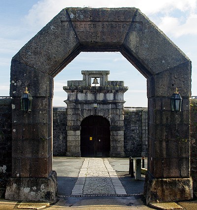 Entrance to Dartmoor Prison