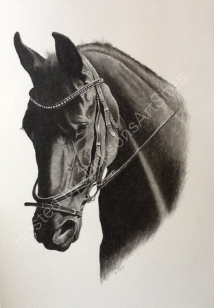 Angel pencil drawing commission