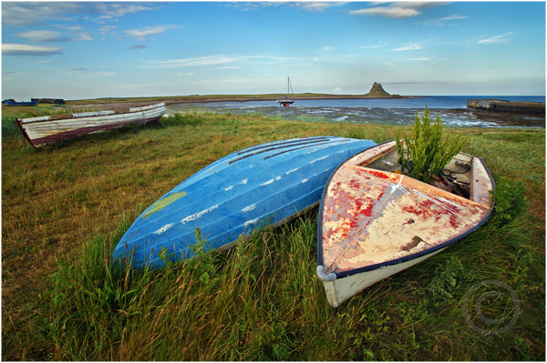 Marooned Boats Holy Island