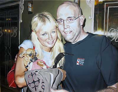 Figure 3. Pretty Ugly. 2008. Oil on canvas. 107 x 84 cm