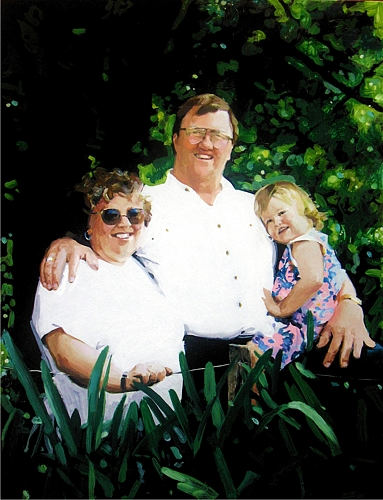 Figure 6. Family Man. 2010. enamel & oil on board. 45 x 60 cm