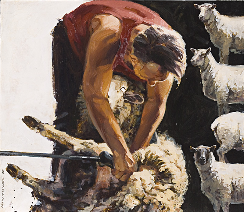 stack of sheep