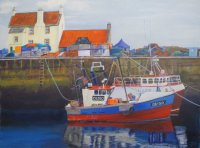 Fishing boats in the Gyle at Pittenweem