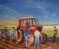 Tattie howkers(potato pickers) Potato pickers
