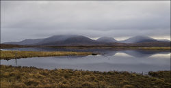 Beinn Mor in South Uist grey