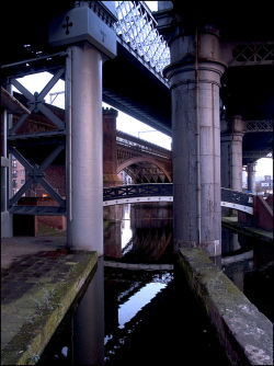 Four bridges in Manchester