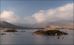 Frozen Loch on Rannoch Moor No2