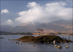 Frozen loch on Rannoch Moor No3