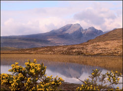 The Cuillins from the road to Elgol