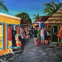 market, Caribbean, colourful, hot